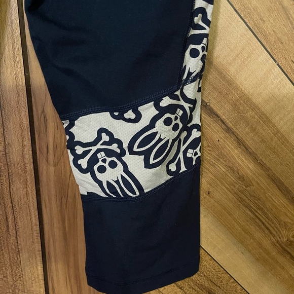 Psycho Bunny Women’s XS Blue And White Logo Print Leggings GUC - Picture 8 of 10
